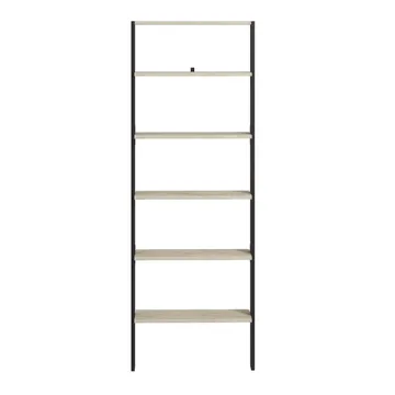 Branik Bokhylle 61x180x25 cm - Travertin/Antrasitt - Oppbevaring - Hylle - Bokhylle