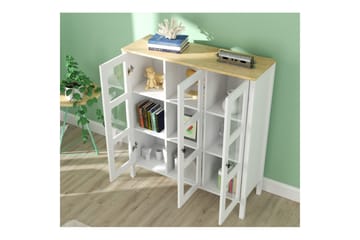Cadrel Bokhylle 112 cm - Natur/Hvit - Oppbevaring - Hylle - Bokhylle
