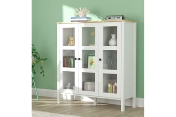 Cadrel Bokhylle 112 cm - Natur/Hvit - Oppbevaring - Hylle - Bokhylle