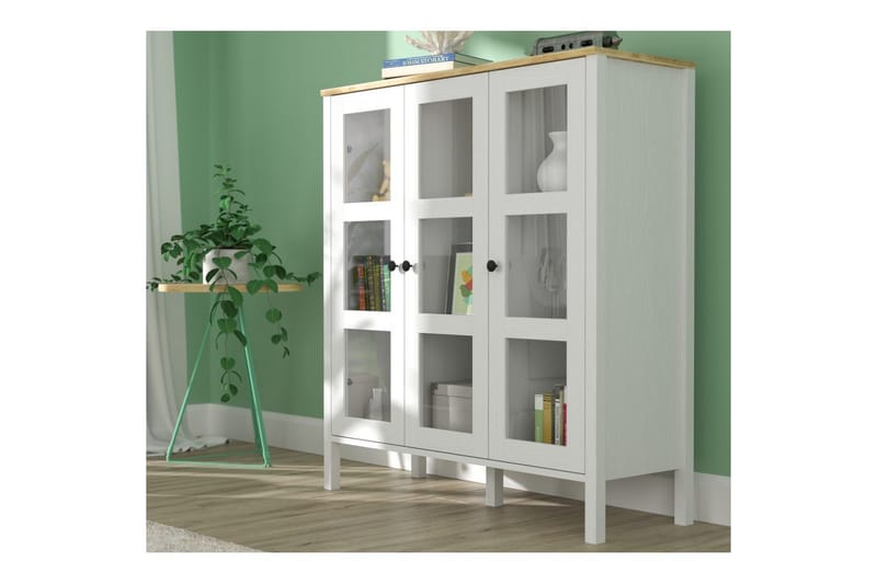 Cadrel Bokhylle 112 cm - Natur/Hvit - Oppbevaring - Hylle - Bokhylle