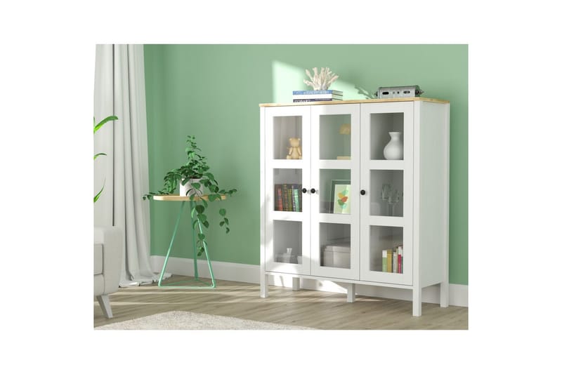 Cadrel Bokhylle 112 cm - Natur/Hvit - Oppbevaring - Hylle - Bokhylle