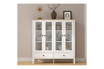 Cadrel Bokhylle 130 cm - Natur/Hvit - Oppbevaring - Hylle - Bokhylle