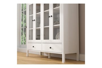 Cadrel Bokhylle 130 cm - Natur/Hvit - Oppbevaring - Hylle - Bokhylle