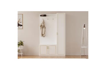 Caeton Hyllesystem 200 cm - Matt Hvit - Oppbevaring - Hylle - Hyllesystem