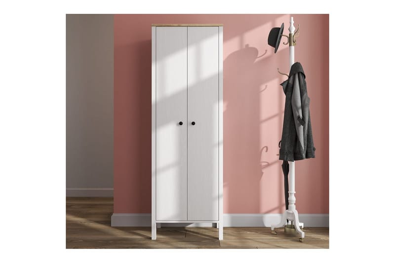 Calyra Hyllesystem 63x190 cm - Natur/Hvit - Oppbevaring - Hylle - Hyllesystem