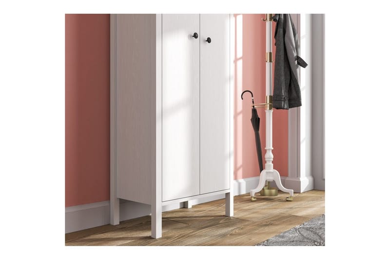 Calyra Hyllesystem 63x190 cm - Natur/Hvit - Oppbevaring - Hylle - Hyllesystem