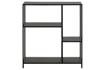 Crabtree Bokhylle 79,5 cm i Metall - Sort - Oppbevaring - Hylle - Bokhylle