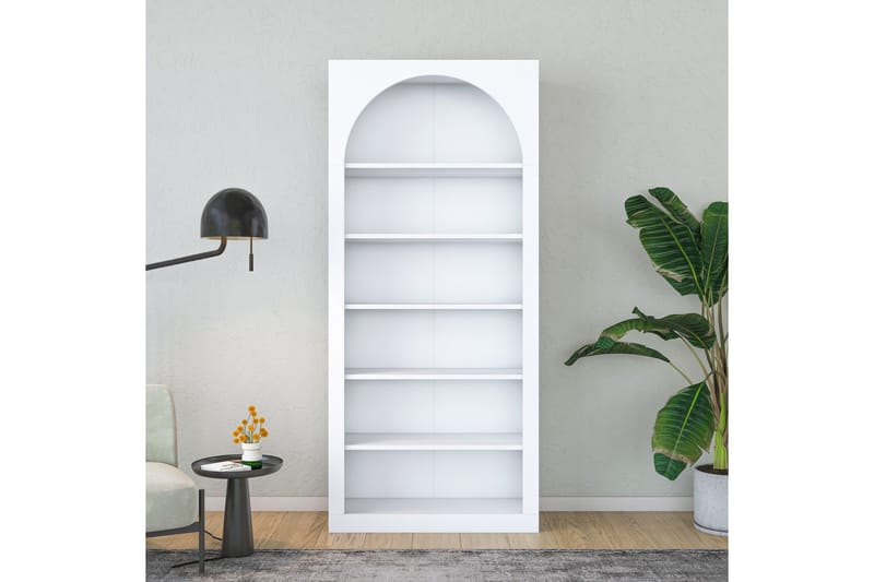 Eimar Bokhylle 80 cm - Hvit - Oppbevaring - Hylle - Bokhylle