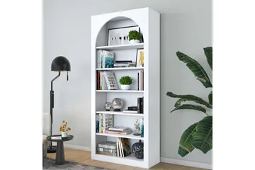 Eimar Bokhylle 80 cm - Hvit - Oppbevaring - Hylle - Bokhylle