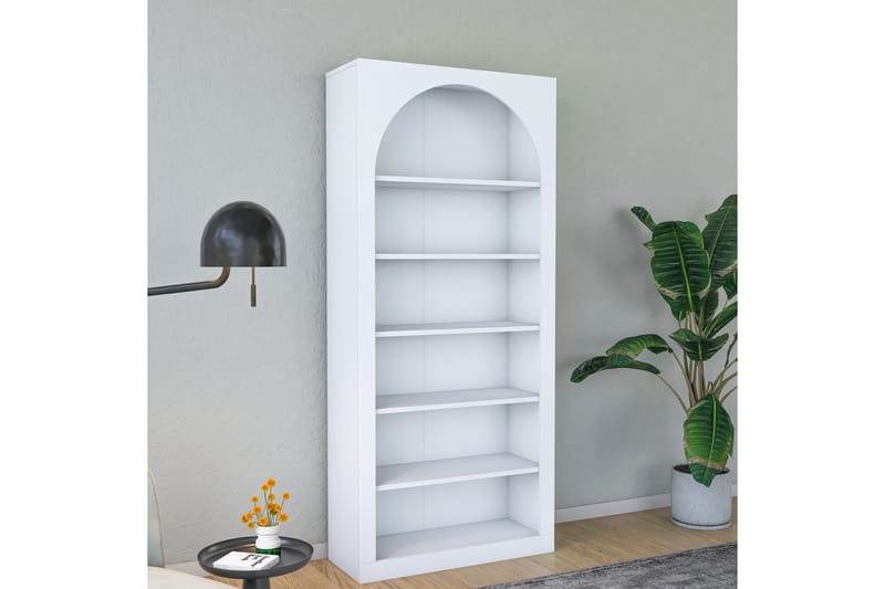 Eimar Bokhylle 80 cm - Hvit - Oppbevaring - Hylle - Bokhylle