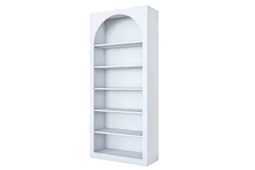 Eimar Bokhylle 80 cm - Hvit - Oppbevaring - Hylle - Bokhylle