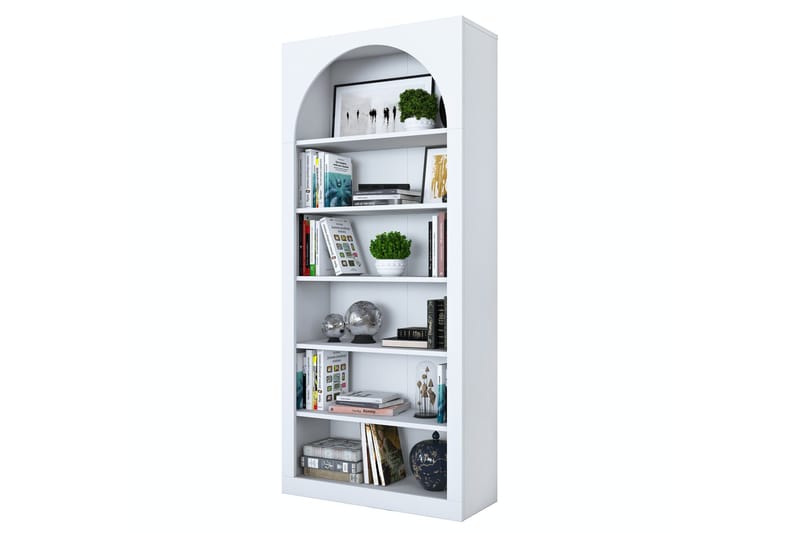 Eimar Bokhylle 80 cm - Hvit - Oppbevaring - Hylle - Bokhylle