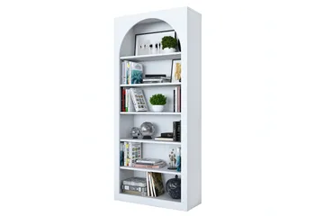 Eimar Bokhylle 80 cm - Hvit - Oppbevaring - Hylle - Bokhylle