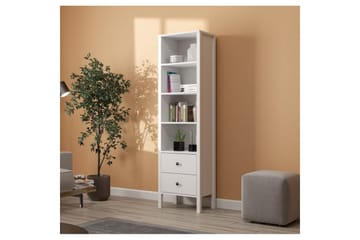 Elvan Bokhylle 50,2 cm - Natur/Hvit - Oppbevaring - Hylle - Bokhylle