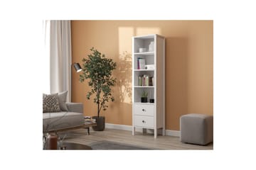 Elvan Bokhylle 50,2 cm - Natur/Hvit - Oppbevaring - Hylle - Bokhylle