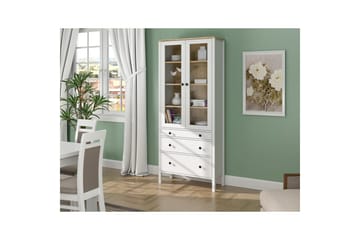 Elvan Bokhylle 83 cm - Natur/Hvit - Oppbevaring - Hylle - Bokhylle