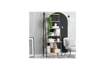 Elyros Bokhylle 64 cm - Eik/Sort - Oppbevaring - Hylle - Bokhylle