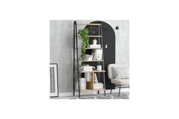 Elyros Bokhylle 64 cm - Eik/Sort - Oppbevaring - Hylle - Bokhylle