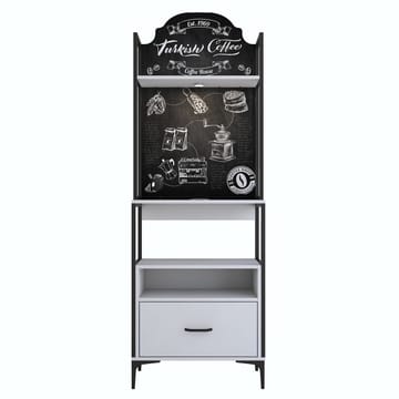 Flerbruksskap Wallxpert Gala Shelf (70 x 205 x 40 cm) Hvit - Hvit - Oppbevaring - Hylle - Hyllesystem