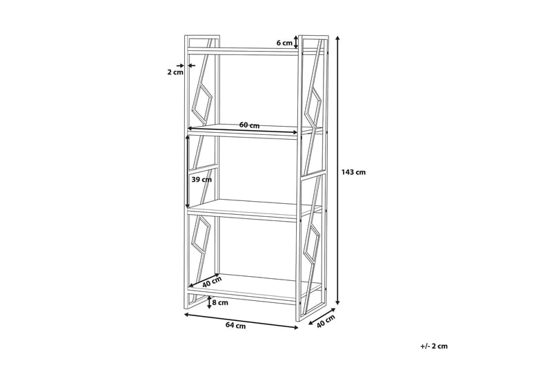 Forres Hylle 64 cm - Tre / Natur - Oppbevaring - Hylle - Bokhylle