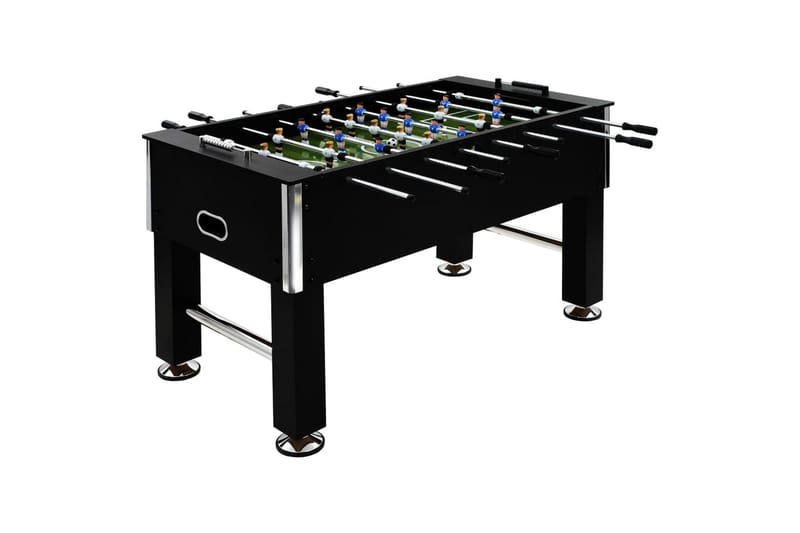 Fotballbord stål 60 kg 140x74,5x87,5 cm svart - Bokhylle