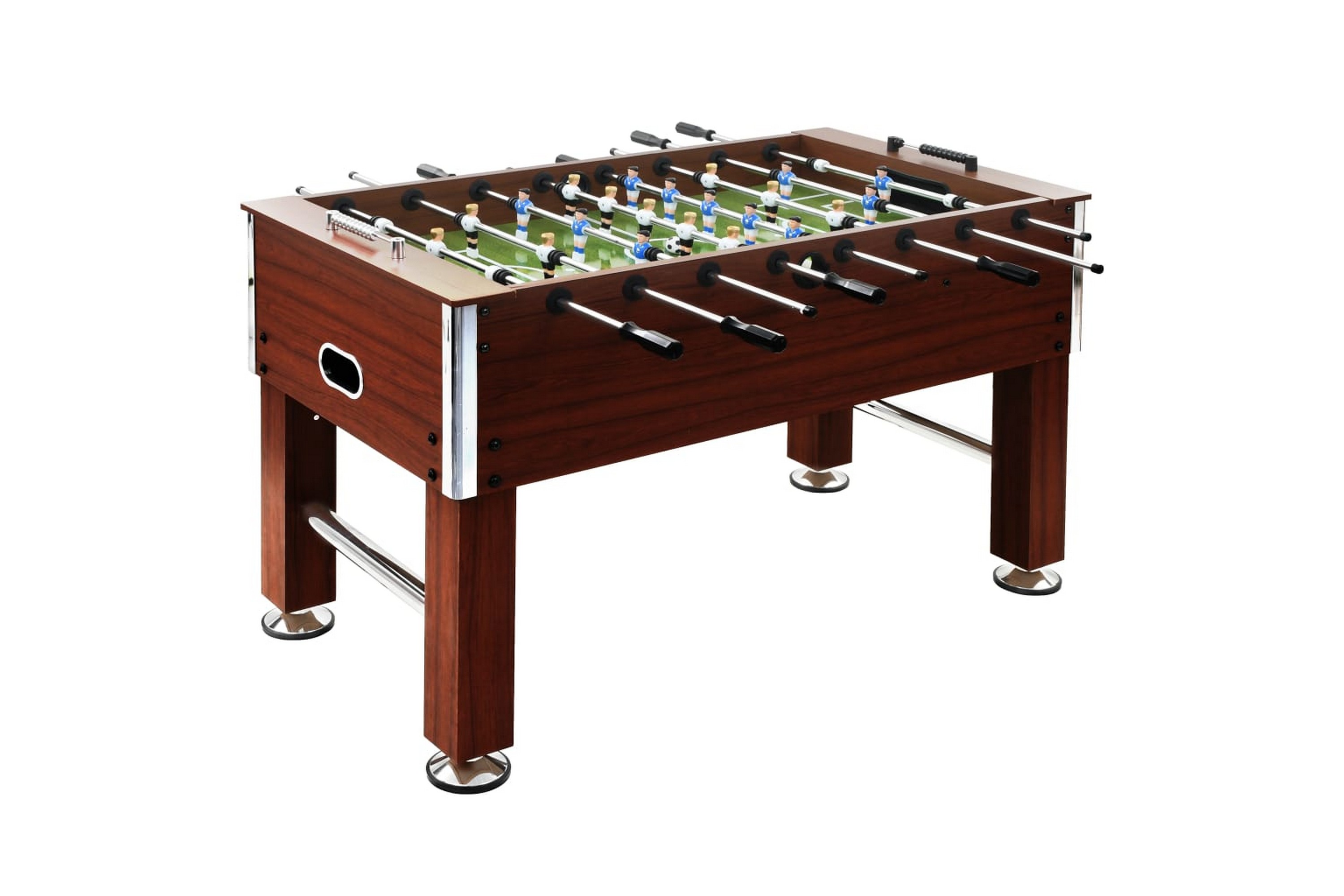 Be Basic Fotballbord stål 60 kg 140x74,5x87,5 cm brun -