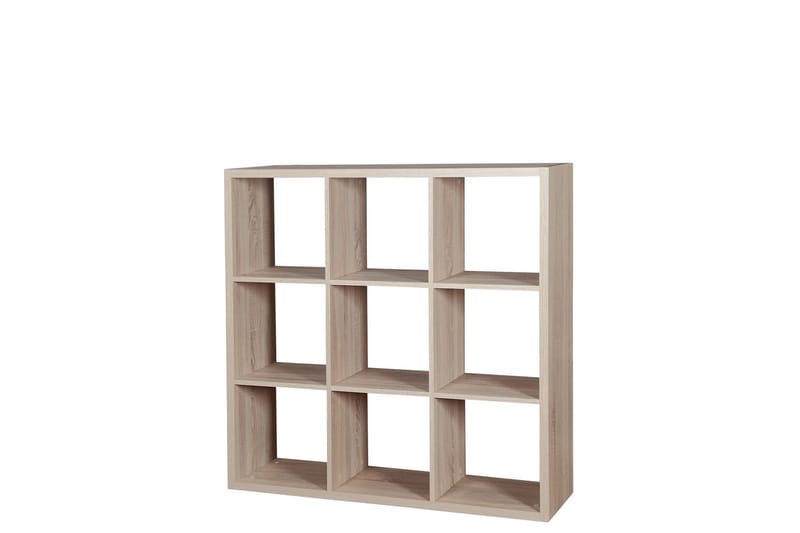 Franzine Bokhylle 114 cm i Eik, Beige