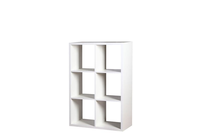 Franzine Bokhylle 77 cm i Malt Tre, Hvit
