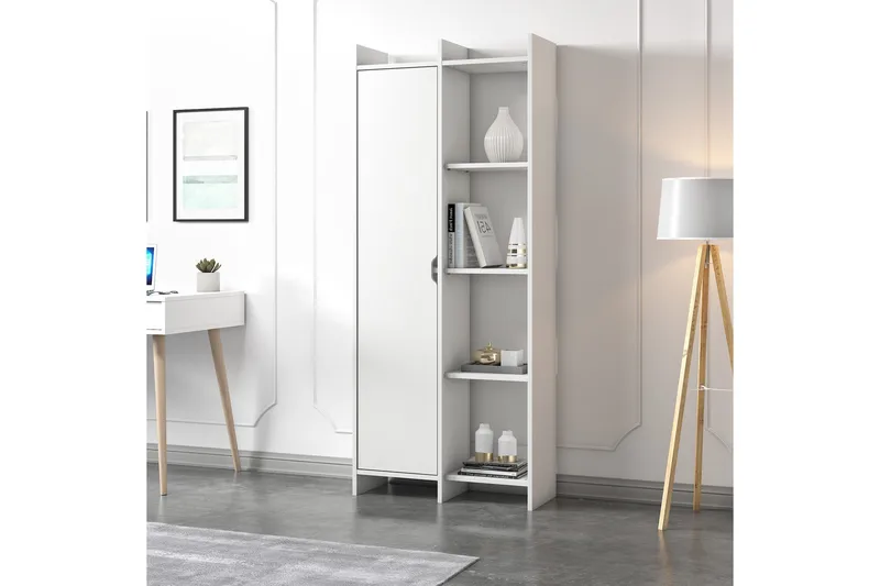 Gerard Bokhylle 70 cm - Hvit - Oppbevaring - Hylle - Bokhylle