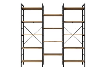 Goldmere Bokhylle 176 cm - Brun/Svart - Oppbevaring - Hylle - Bokhylle