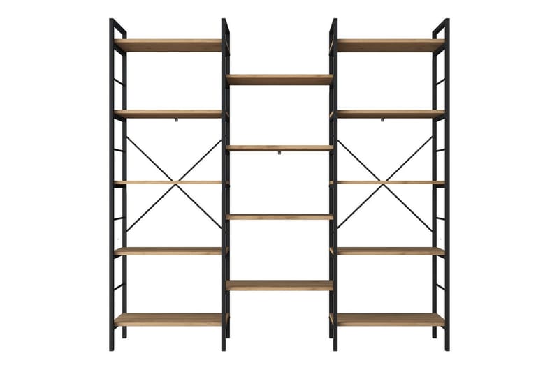 Goldmere Bokhylle 176 cm - Brun/Svart - Oppbevaring - Hylle - Bokhylle