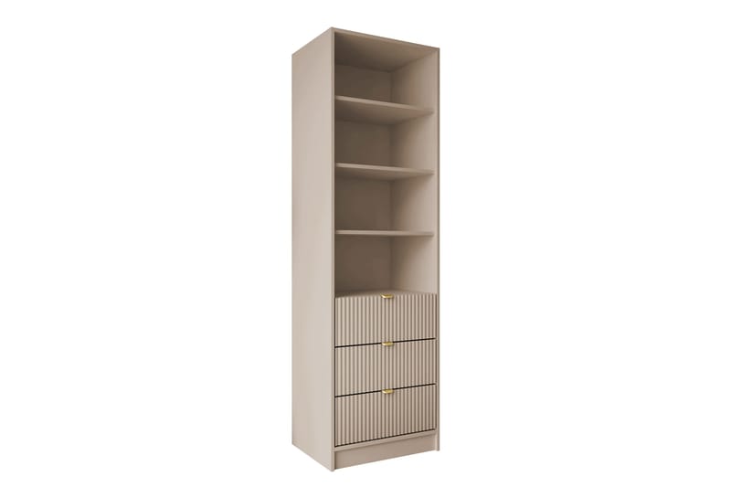 Gudelia Bokhylle 60x40 cm - Beige - Oppbevaring - Hylle - Bokhylle
