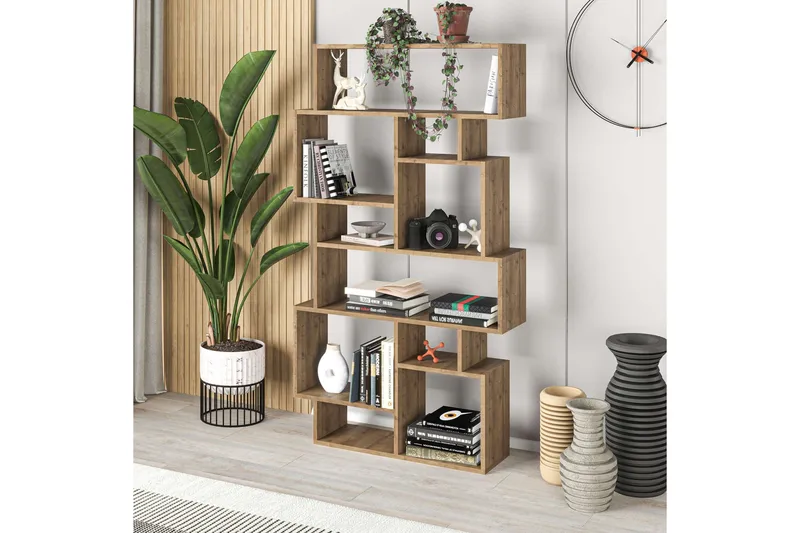 Hardy Bokhylle 96 cm - Brun - Oppbevaring - Hylle - Bokhylle