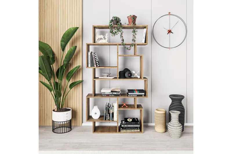 Hardy Bokhylle 96 cm - Brun - Oppbevaring - Hylle - Bokhylle