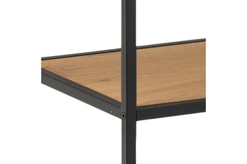 Hartsoe Bokhylle 135 cm i Metall med Treplate - Brun - Oppbevaring - Hylle - Bokhylle