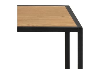 Hartsoe Bokhylle 135 cm i Metall med Treplate - Brun - Oppbevaring - Hylle - Bokhylle