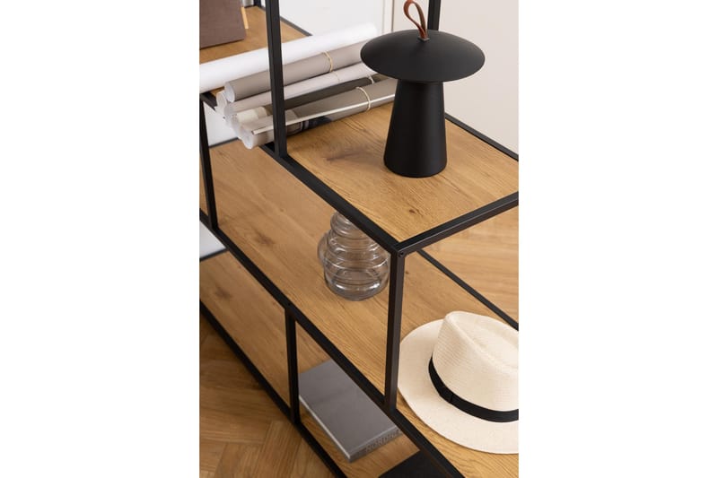 Hartsoe Bokhylle 135 cm - Natur - Oppbevaring - Hylle - Bokhylle