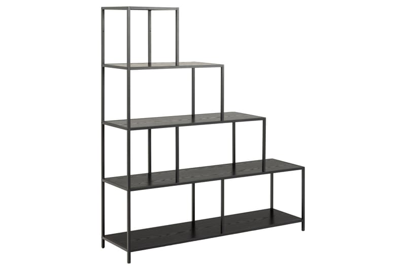 Hartsoe Bokhylle 135 cm - Svart - Oppbevaring - Hylle - Bokhylle