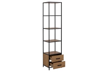 Hartsoe Bokhylle 42 cm i Eik - Brun - Oppbevaring - Hylle - Bokhylle