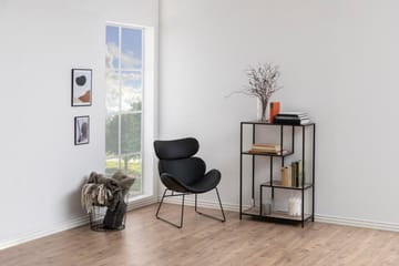 Hartsoe Bokhylle 77 cm i Eik - Brun - Oppbevaring - Hylle - Bokhylle