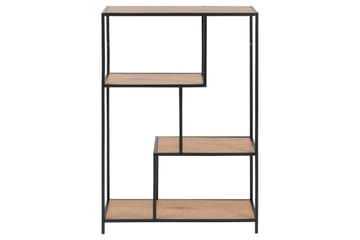 Hartsoe Bokhylle 77 cm i Eik - Brun - Oppbevaring - Hylle - Bokhylle