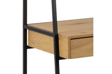 Hartsoe Bokhylle 77 cm i Metall med Treplate - Svart|Beige - Oppbevaring - Hylle - Bokhylle