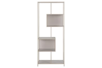 Hartsoe Bokhylle 77 cm i Metall - Sandbeige - Oppbevaring - Hylle - Bokhylle