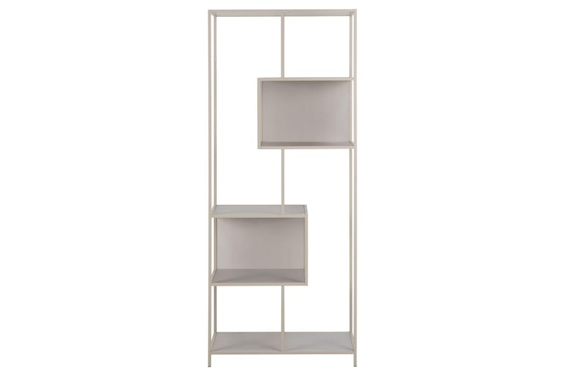 Hartsoe Bokhylle 77 cm i Metall - Sandbeige - Oppbevaring - Hylle - Bokhylle