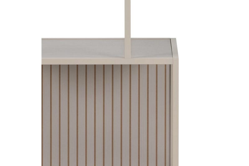 Hartsoe Bokhylle 77 cm i Metall - Sandbeige - Oppbevaring - Hylle - Bokhylle