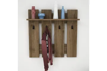 Casaluce Hattehylle 70x18 cm - Mørkebrun - Oppbevaring - Hylle - Hattehylle