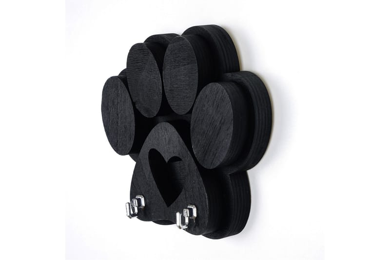 Hattehylle Furbaby 17x4 cm - Svart - Oppbevaring - Hylle - Hattehylle