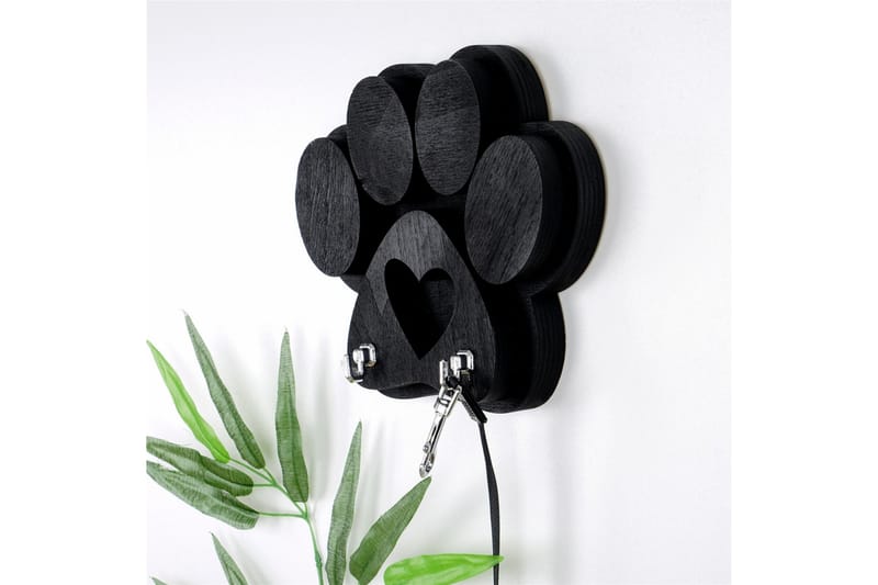 Hattehylle Furbaby 17x4 cm - Svart - Oppbevaring - Hylle - Hattehylle
