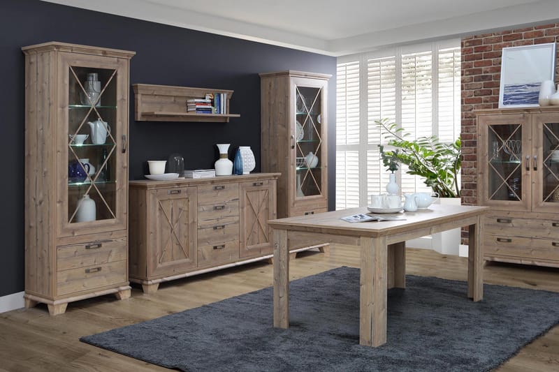 Kerrow Klesstativ 123 cm - Brun - Oppbevaring - Hylle - Vegghylle