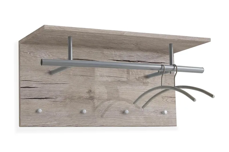 Spot Hattehylle 72 cm, Lys Eik